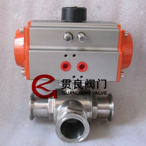 氣動衛(wèi)生級三通球閥